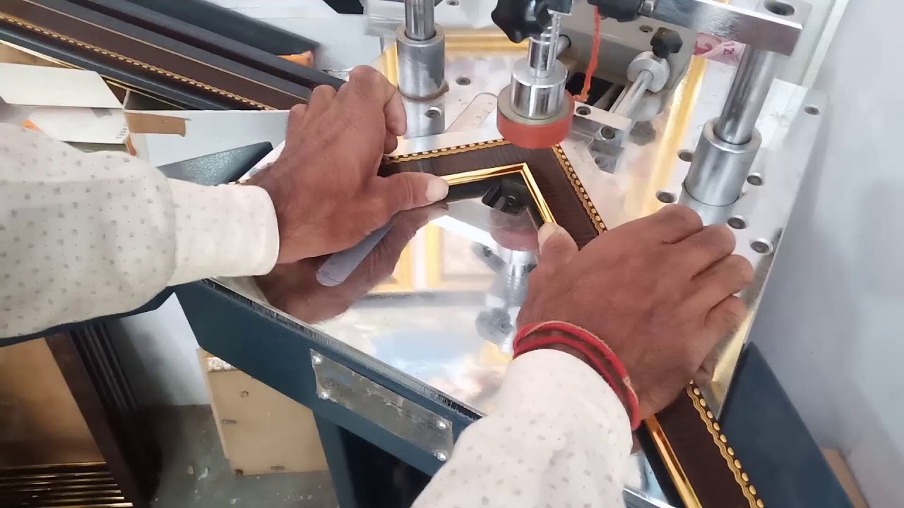 How to Make picture Frame,  Manual Frame Making Machine, फोटो फ्रेम बनाने वाली मशीन 