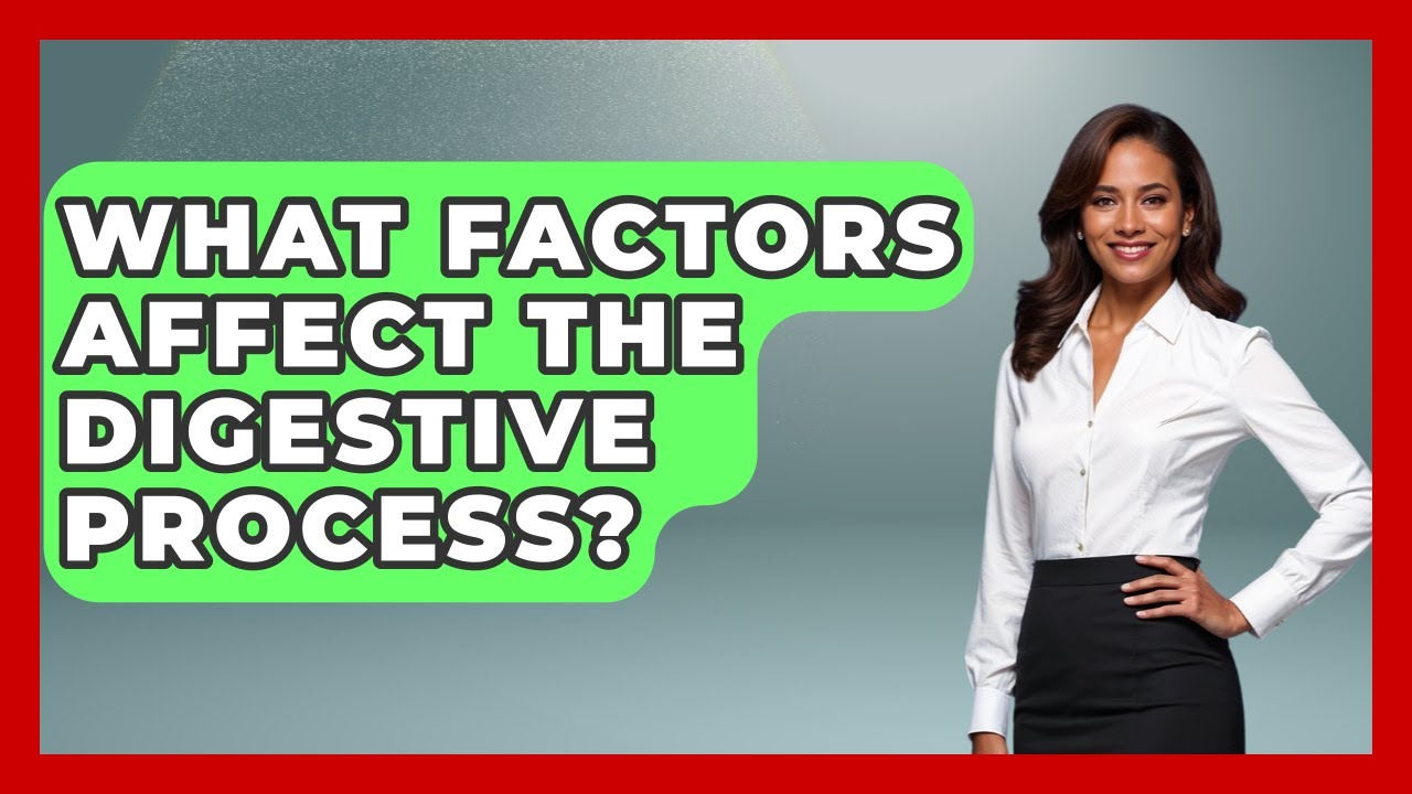 What Factors Affect the Digestive Process? | All About Anatomy Answers News