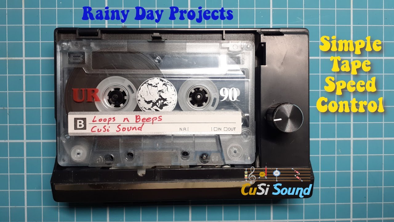 Simple Cassette Tape Speed Control Hack