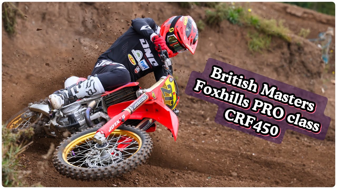 I raced at Honda CRF450 at Foxhills in the PRO class 
