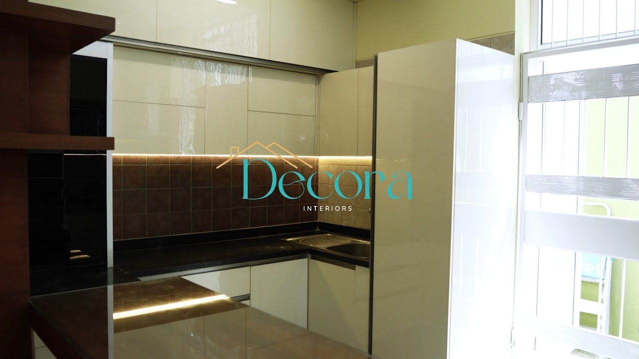 Smart Space. Sleek Design. | Decora Interiors Modular Kitchen Tour 