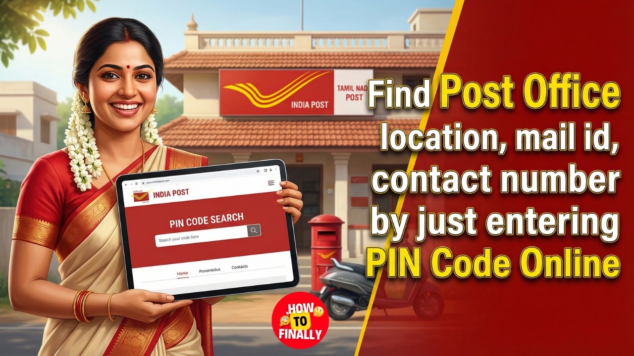 How to Find Post Office Address and other details Using PIN Code Online | How to Finally