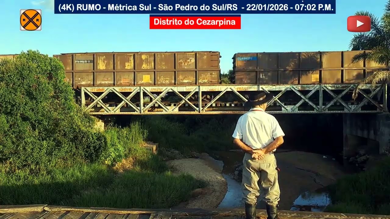 (4K) RUMO – São Pedro do Sul/RS – 22/01/2026 – 07:02 P.M.