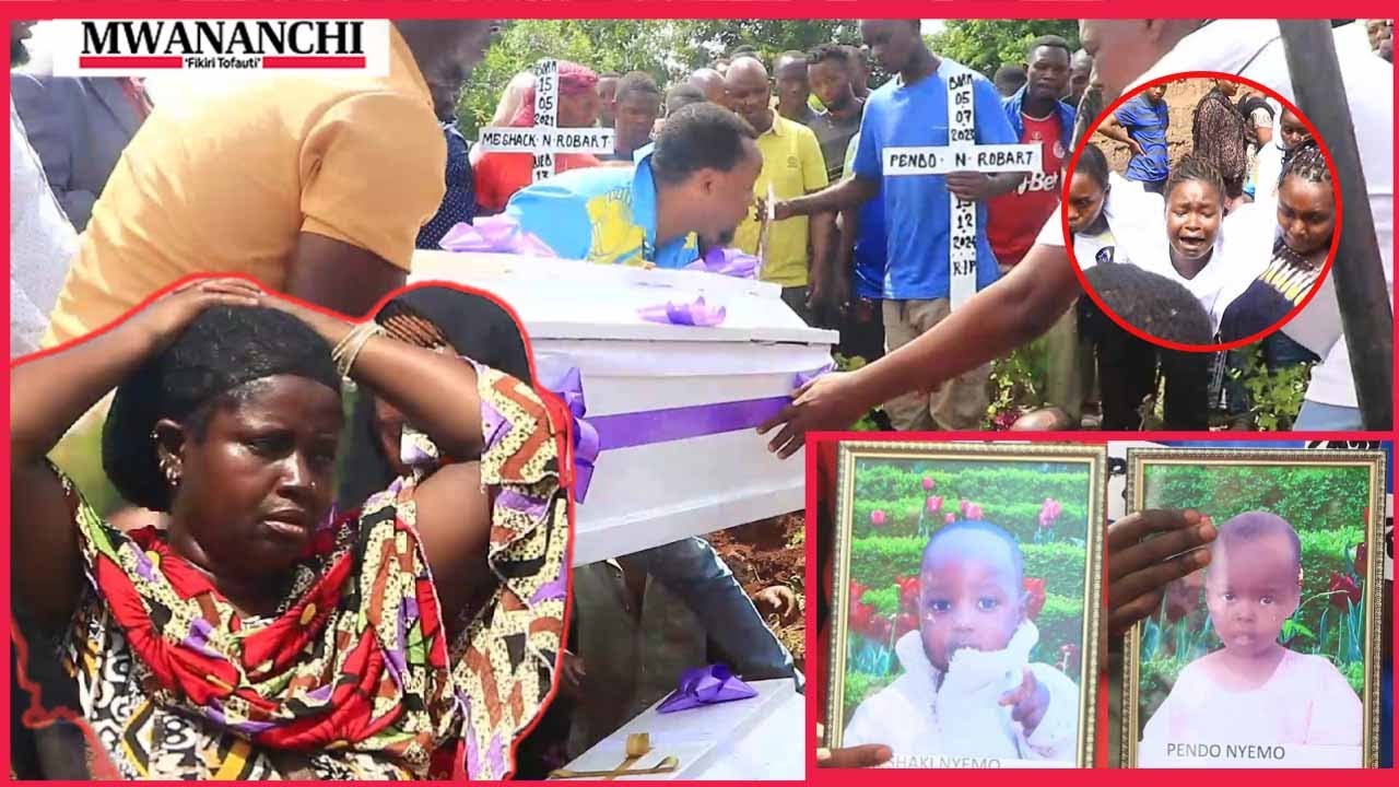 MAMA AANGUA VILIO AKIZIKA WATOTO WAKE WAWILI, MAJIRANI WASIMULIA 'UGOMVI USICHANGANYWE NA WATOTO'