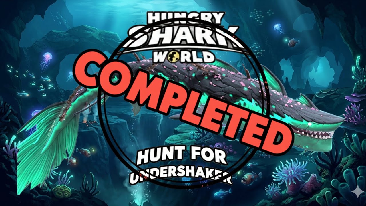 Hungry Shark World | Farming Pearls Until I Unlocked Undersharker | Final Part