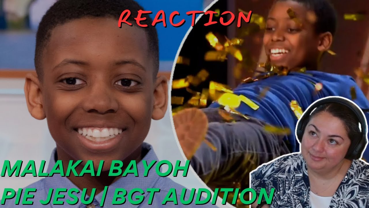 FIRST TIME REACTING TO | Malakai Bayoh | Pie Jesu | BGT Audition