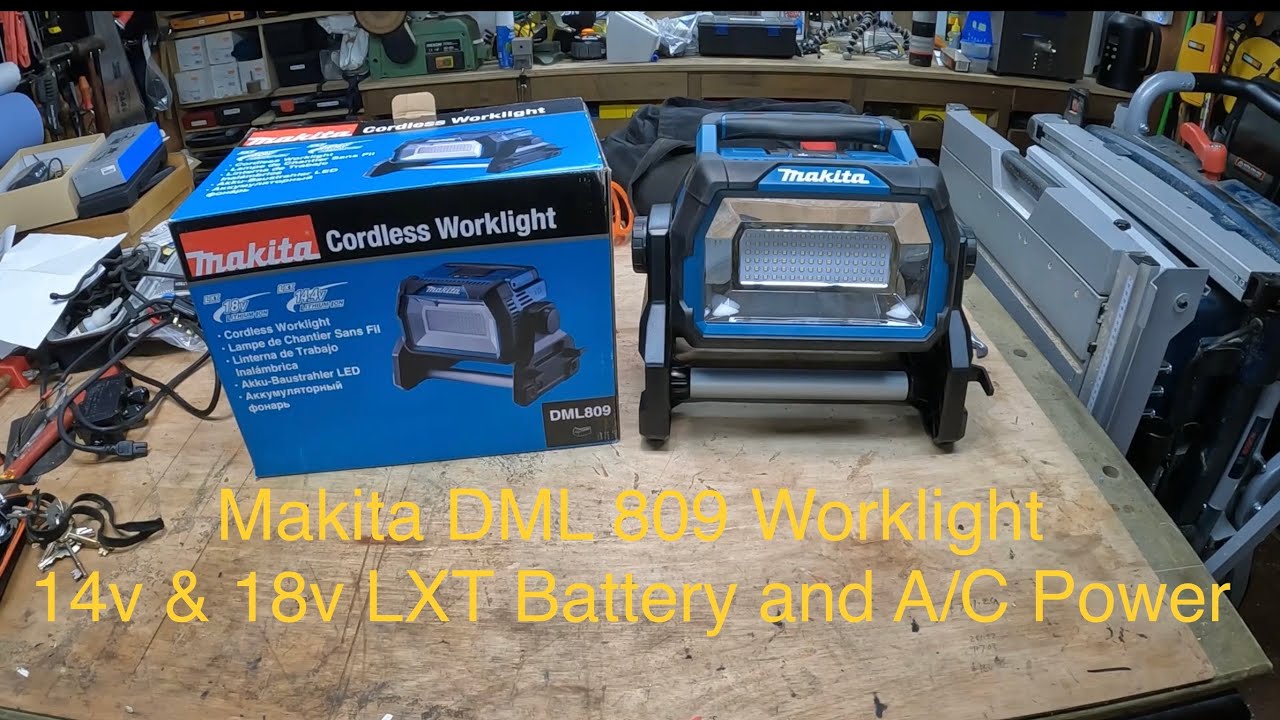 Makita DML809 240 В аккумуляторный литий-ионный рабочий фонарь LXT