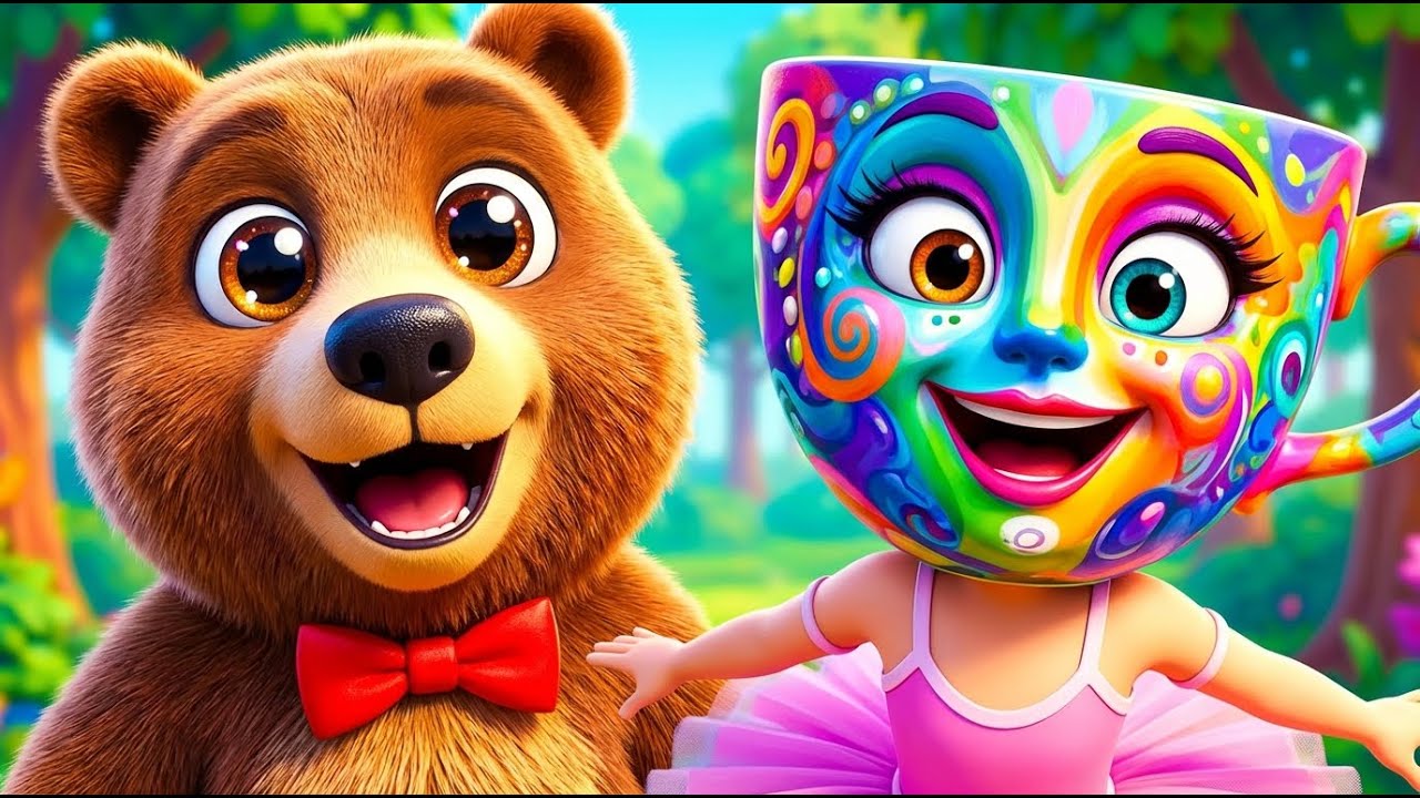 Ballerina Cappuccina & Ursul Bello 🧸💃 | Bim Pirim Ba Pata Pim | Cântece pentru Copii