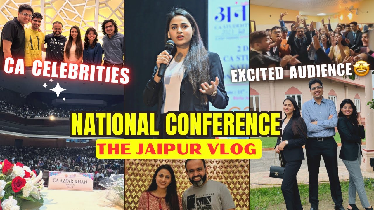 The Record-breaking NATIONAL Conference🤩 | The JAIPUR Vlog | @azfarKhan