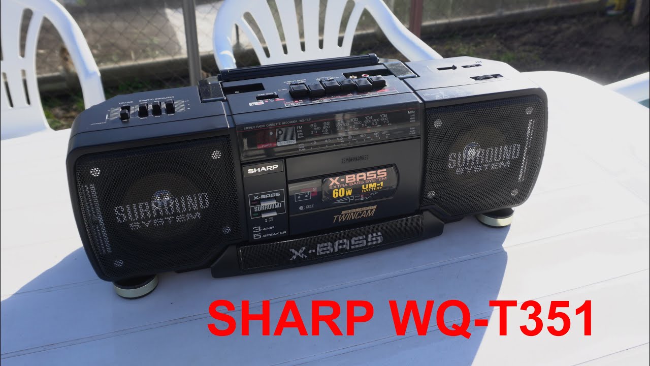 Тест звука - Магнитола с сабвуфером Sharp WQ T351