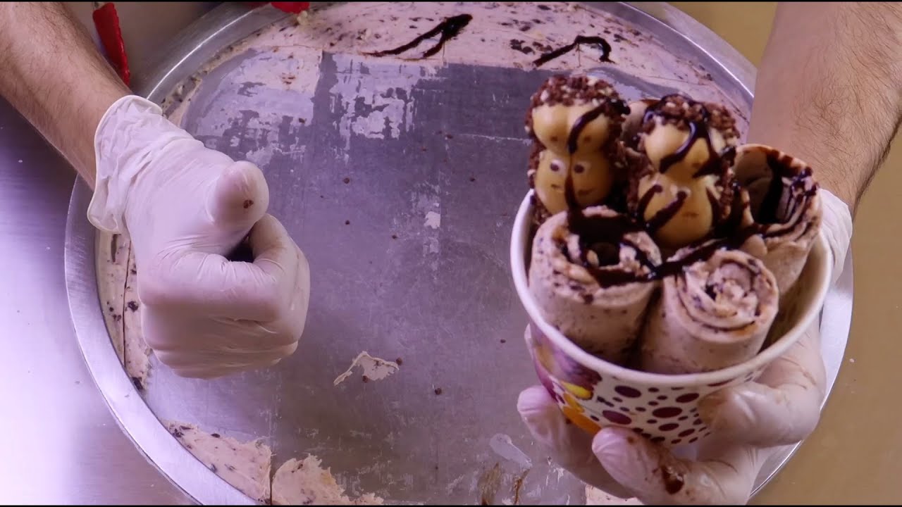 kinder Happy Hippo Cocoa cream how to make ice cream roll with Family Ice Roll