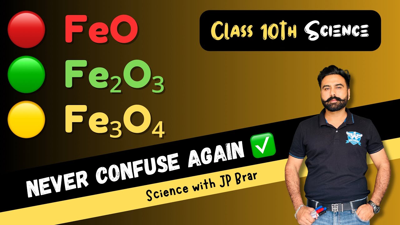 Ferrous, Ferric & Mixed Oxide | Iron Oxides Made Simple | Learn in 2 minutes - Study Tips 