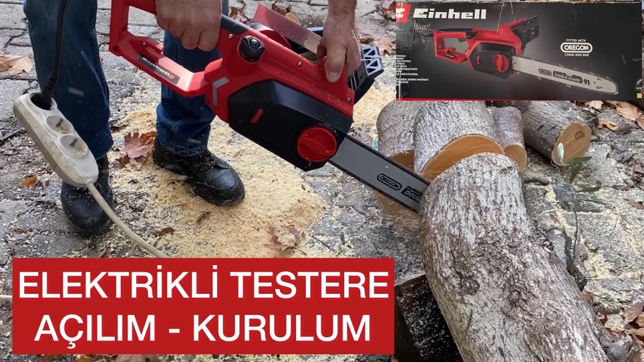 ELEKTRİKLİ TESTERE AÇILIM - KURULUM (EİNHELL)
