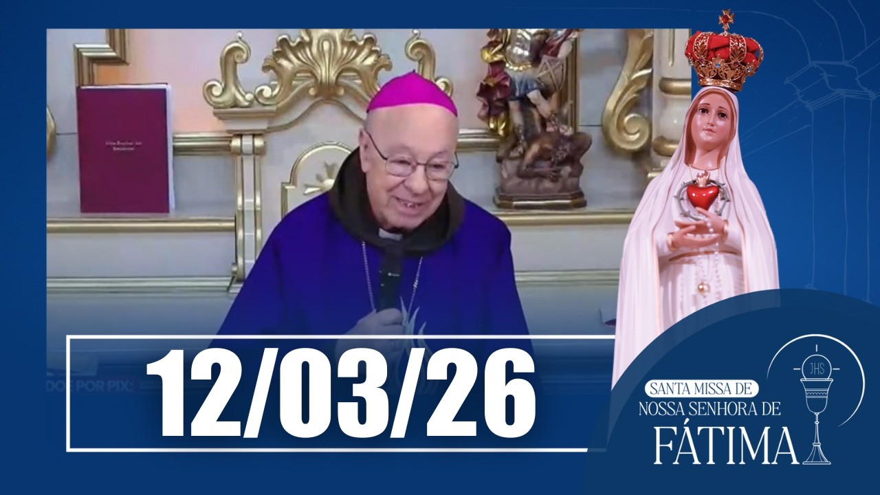 Santa Missa na Capela Nossa Senhora de Fátima | 12/03/26 - Dom Fernando Figueiredo