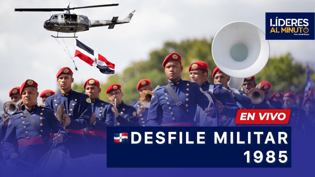 1985 DESFILE MILITAR 27 de Febrero | Pte. Salvador Jorge Blanco | Republica Dominicana |