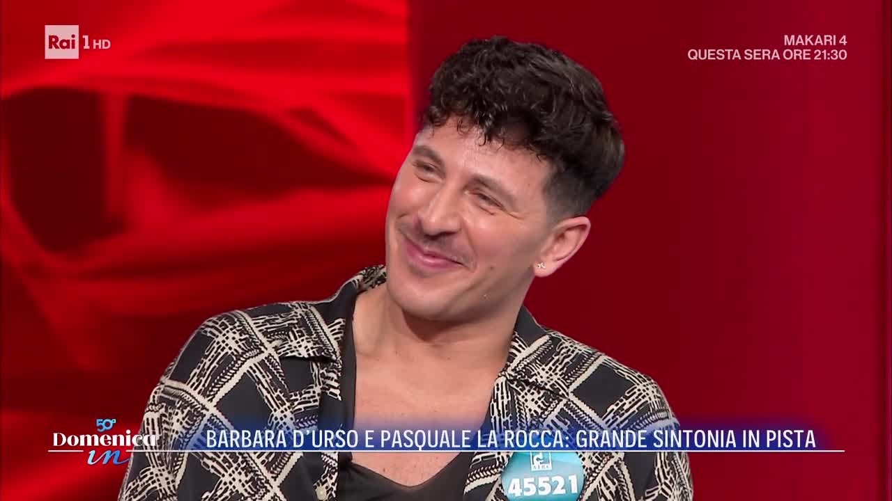 Pasquale La Rocca e Barbara D'Urso: grande sintonia in pista - Domenica In 02/11/2025