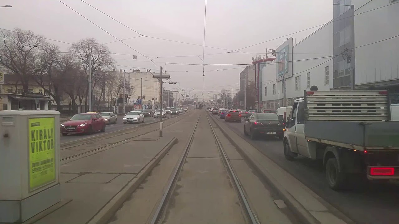 1-es villamos  Bécsi út - Etele/Fehérvári út  T5C5 típussal