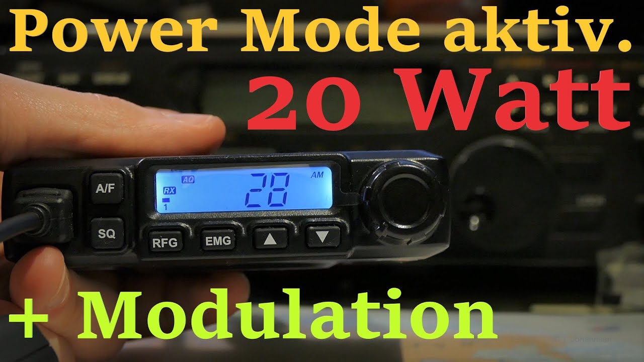PNI Escort HP 6500 - Power Mod + bessere Modulation AM/FM - CB-Funkgerät