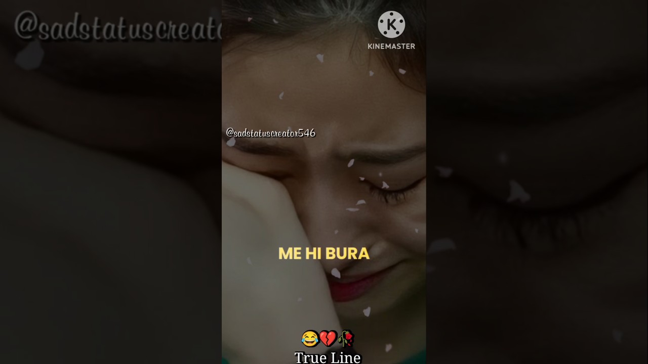New tranding sad shayari💔😂🥀 ! new breakup sad status ! broken heart shayari ! alone status #shorts