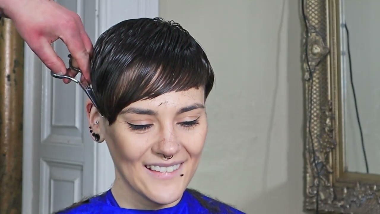 short shaved pixie undercut tutorial coming soon pointcutting,clippering clipper over comb