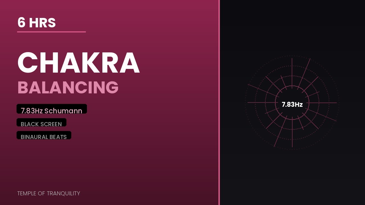 Chakra Balancing Music | 6 Hours 7.83Hz Schumann Resonance with Singing Bowl Tones