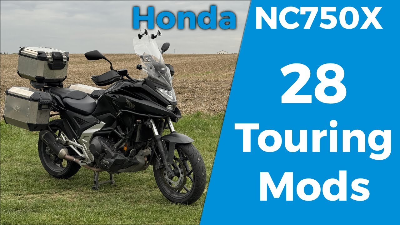 28 модификаций Honda NC750X — от стандартной комплектации до туристического мотоцикла.