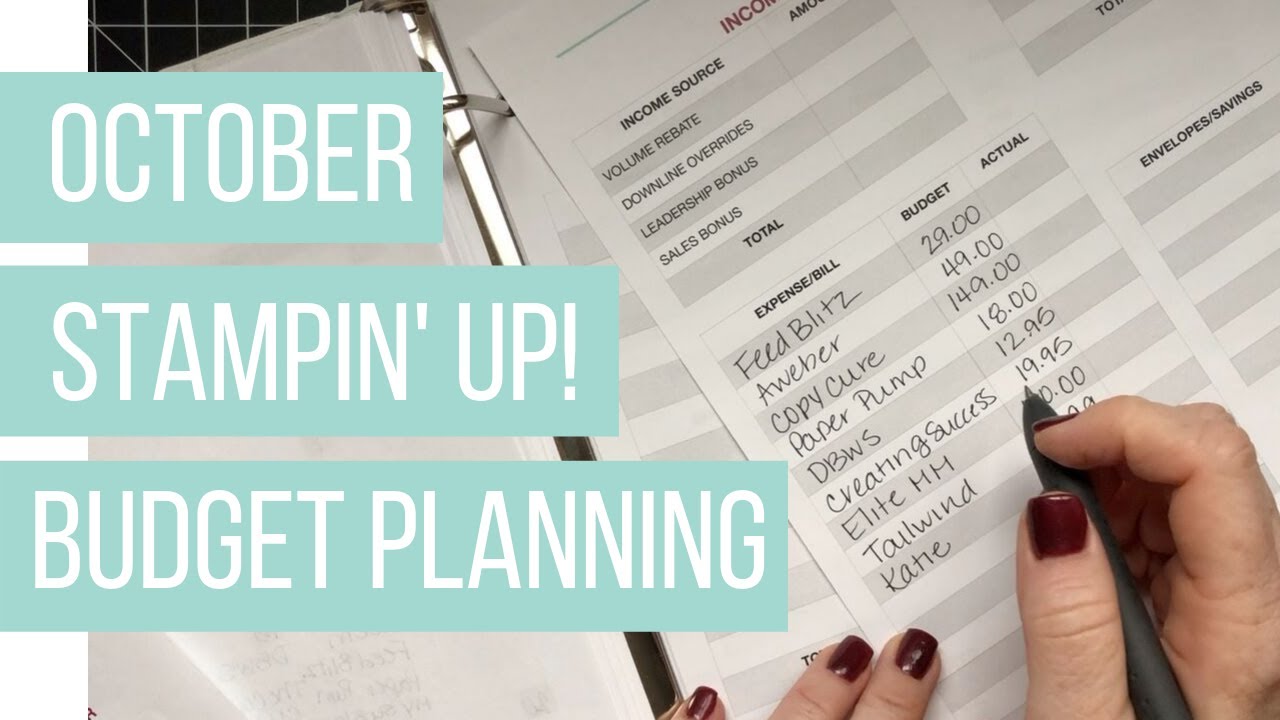 October Budget Planning