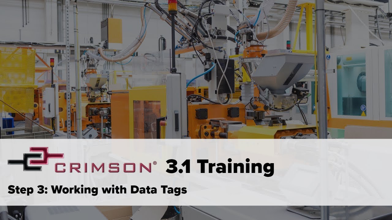 Crimson 3.1 Training - Working with Data Tags