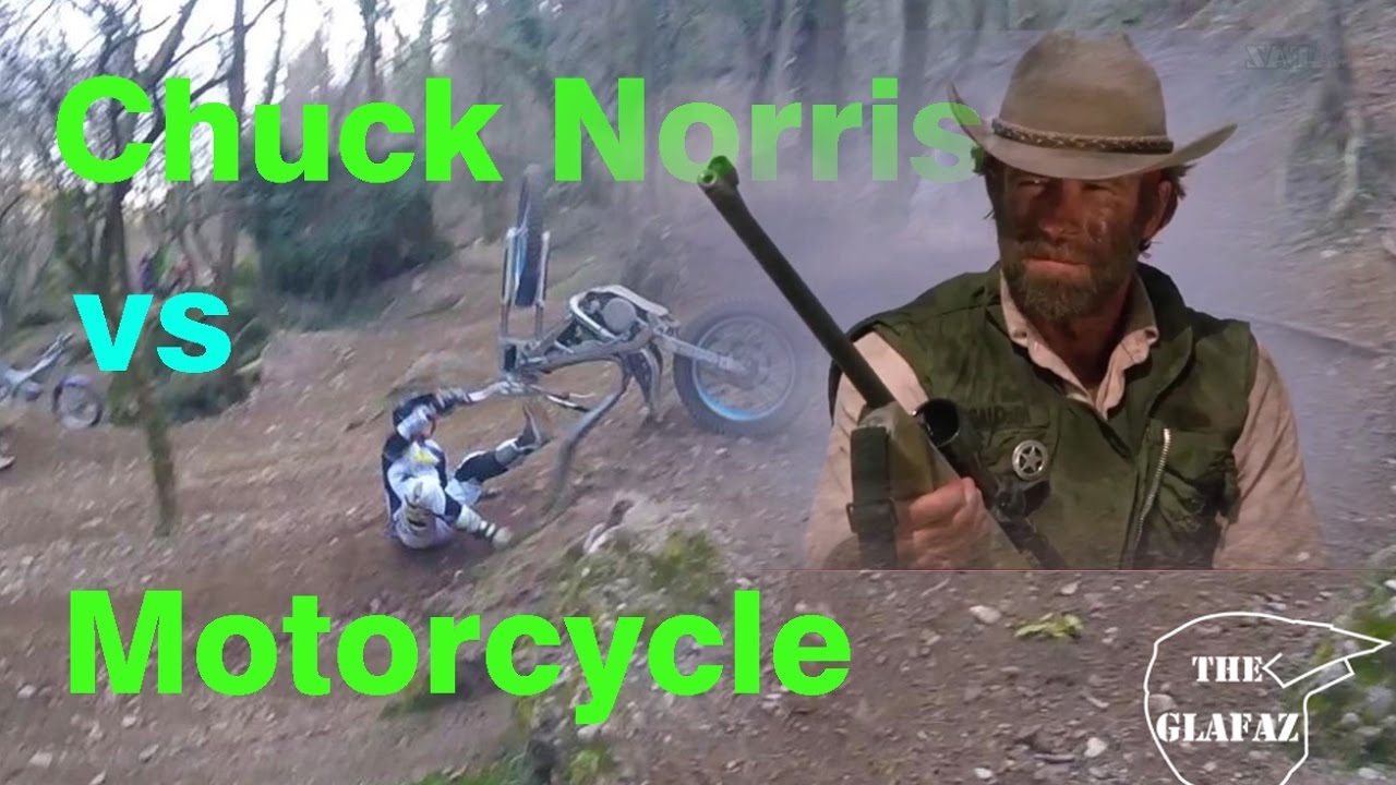 Chuck Norris vs Motorcycle - The Glafaz