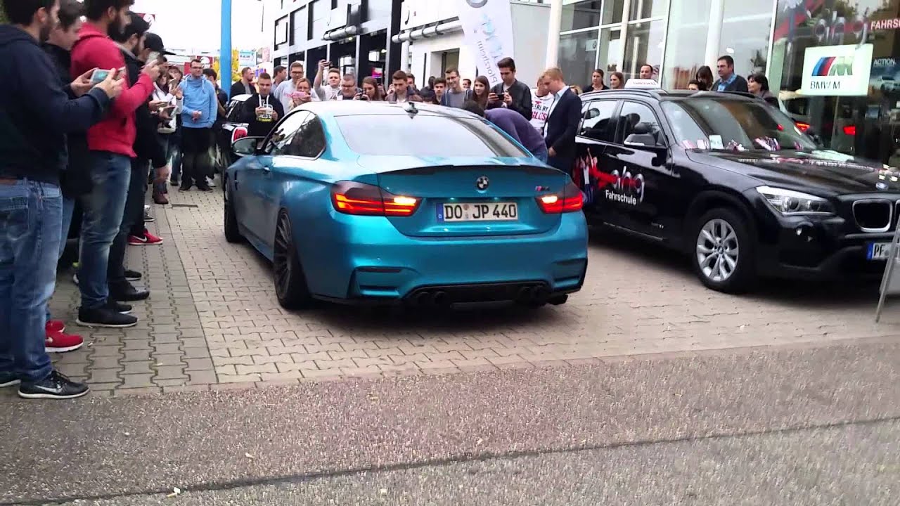 BMW M4 JP-Performance START UP and BURNOUT !!!