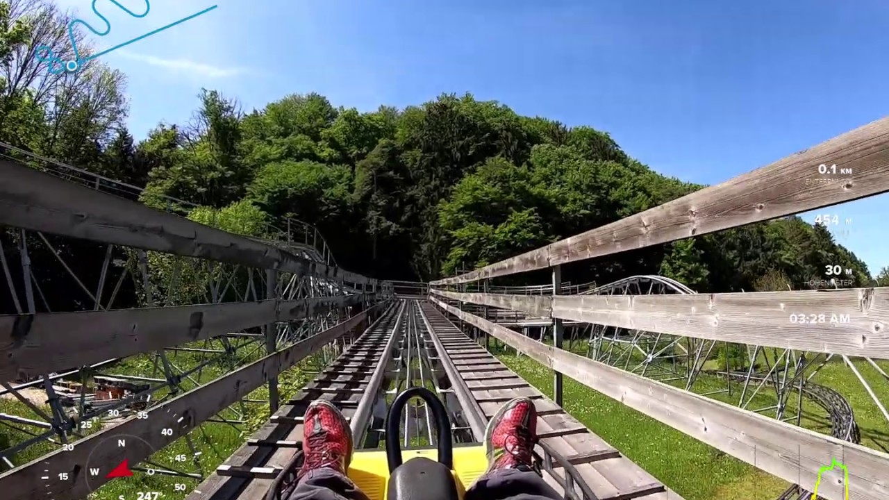 Sommerrodelbahn Riedenburg Altmühlbob Altmühltal Bayern Deutschland GPS Onride