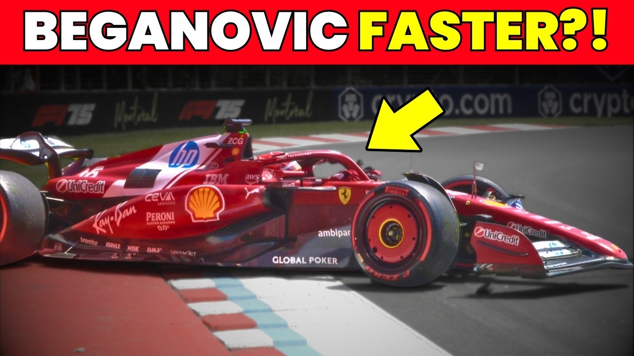 Beganovic FASTER Than Charles Leclerc?! Ferrari&rsquo;s Bold FP1 Move Explained | F1 News