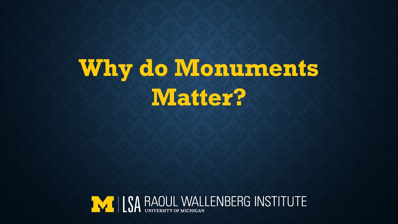 Why do Monuments Matter?