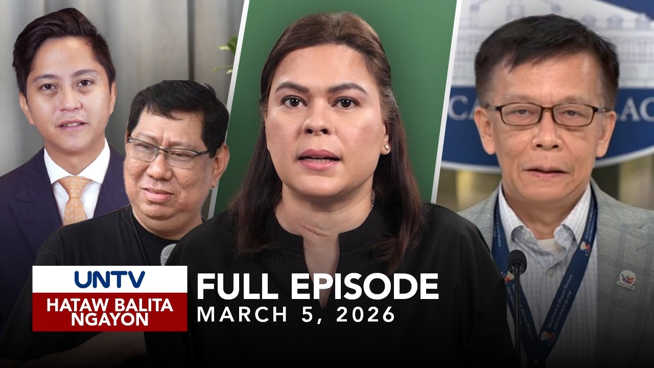 UNTV: Hataw Balita Ngayon | March 5, 2026