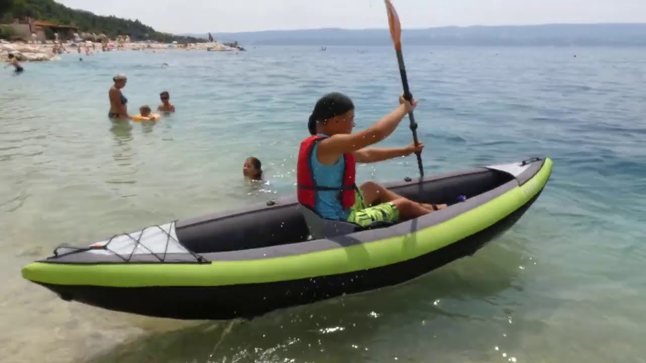 Kajak pneumatyczny ITWIT Chorwacja.  Pneumatic kayak in Croatia Świat mnie kręci