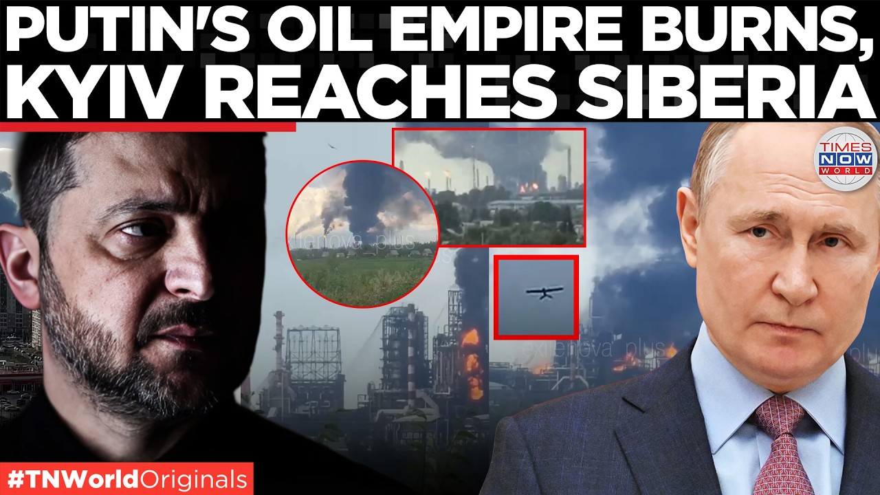 OMSK IN FLAMES: Ukraine Hits Russia's Biggest Oil Refinery in Record Drone Strike | Times Now World