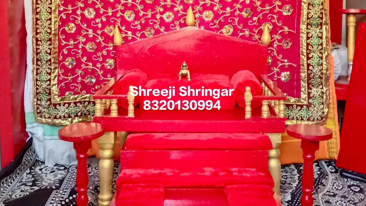 સેવન મા સિહાસન ખંડ પાટ ચોકી અને સૈયાજી Shreeji Shringar 8320130994