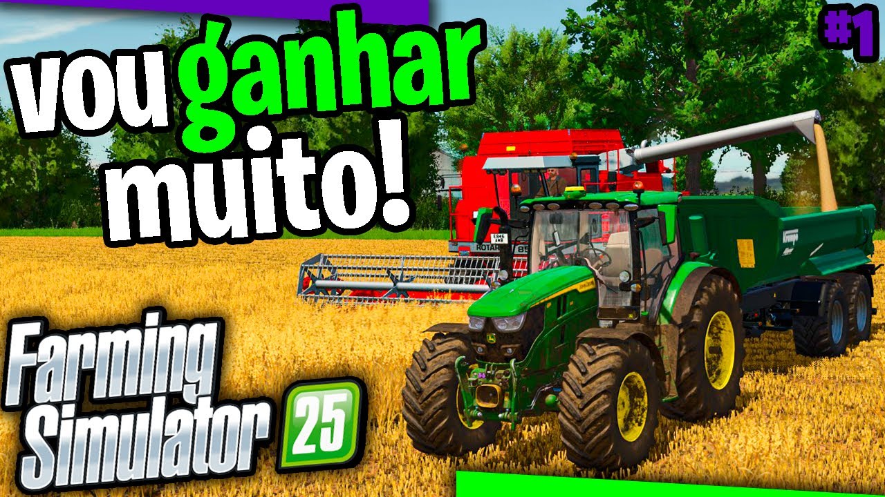 GANHANDO MUITO DINHEIRO - FARMING SIMULATOR 25