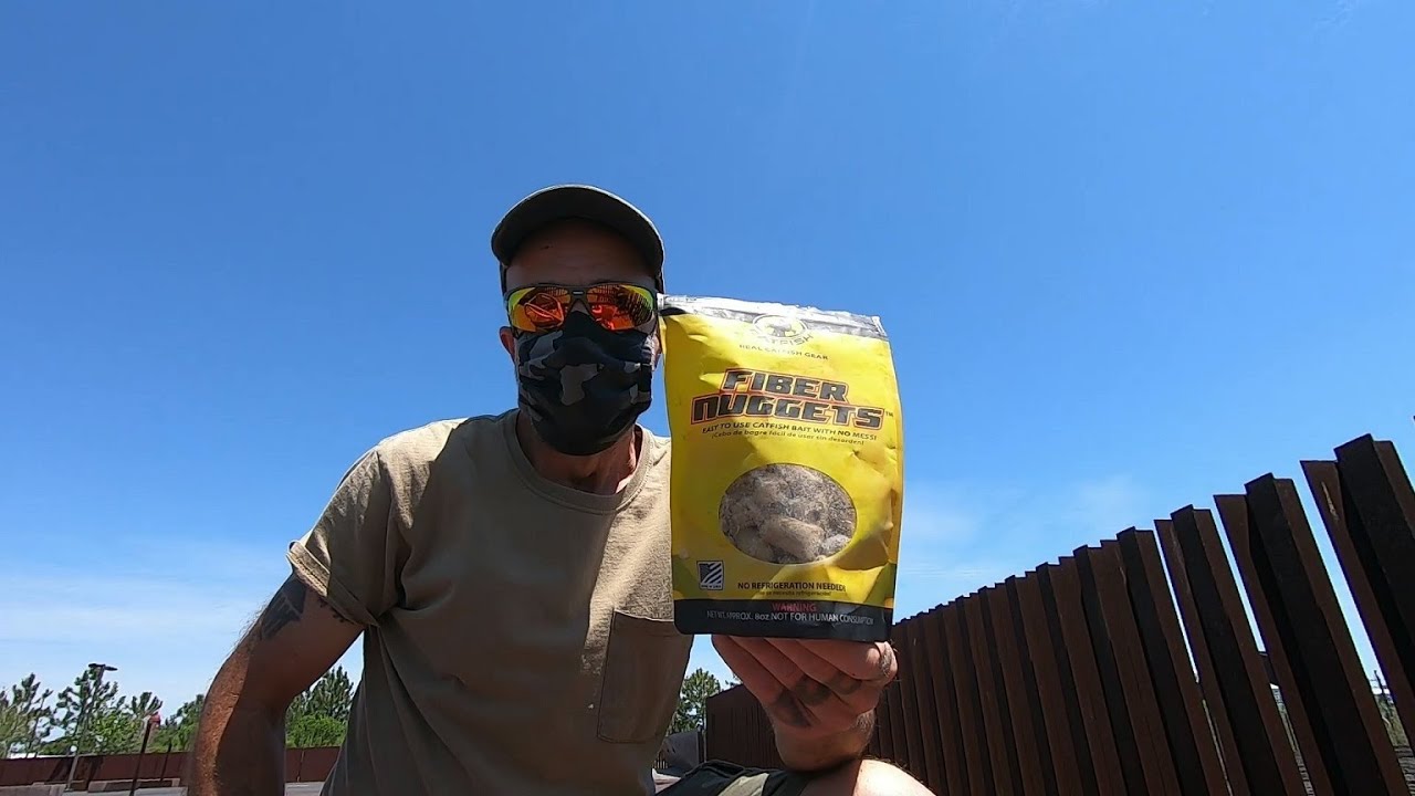 Fishing For Catfish with Fiber Nuggets On Drop Lines, Mississippi River