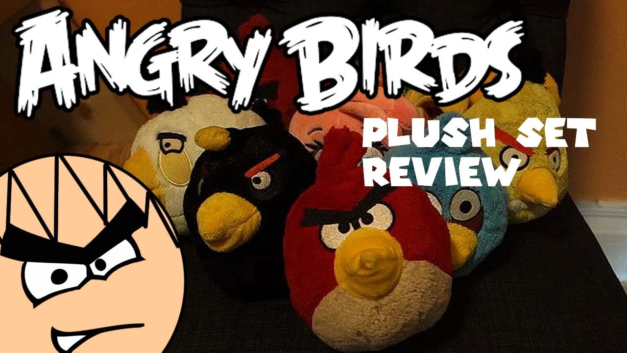 Обзор набора мягких игрушек Angry Birds (полный)