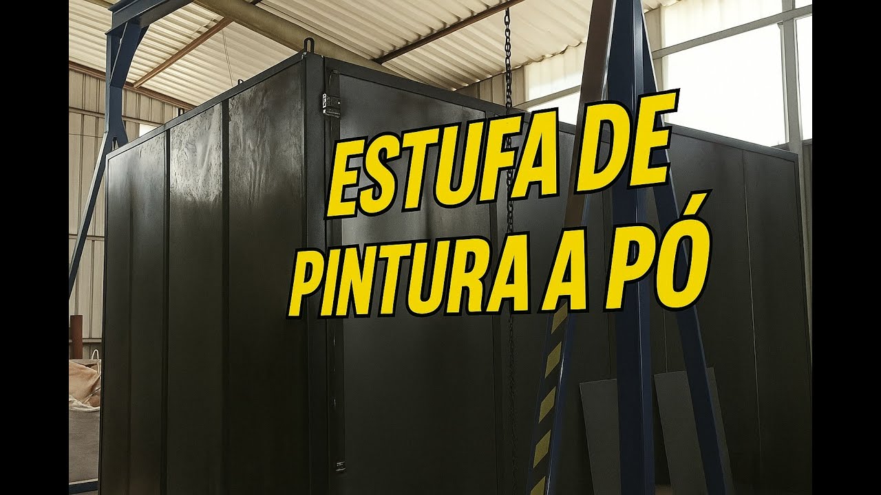 ESTUFA de PINTURA a PÓ, MONTAGEM das PORTAS #pintura #pinturaeletrostática #industria