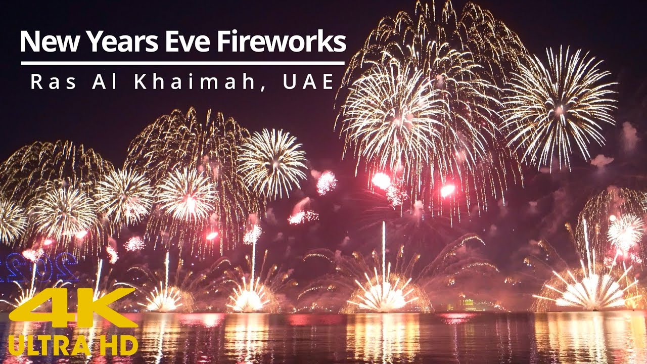 2023 Happy NEW YEAR | Ras Al Khaimah Fireworks (Worlds Longest 4Km Fireworks Display in UAE) RAKNYE