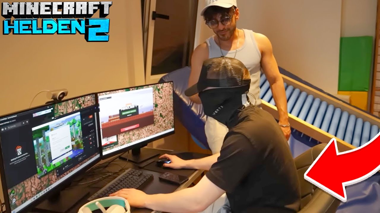 DER KLEINE .. KLAUT UND HACKT MEINE KRONE UND ITEMS in Minecraft HELDEN 2
