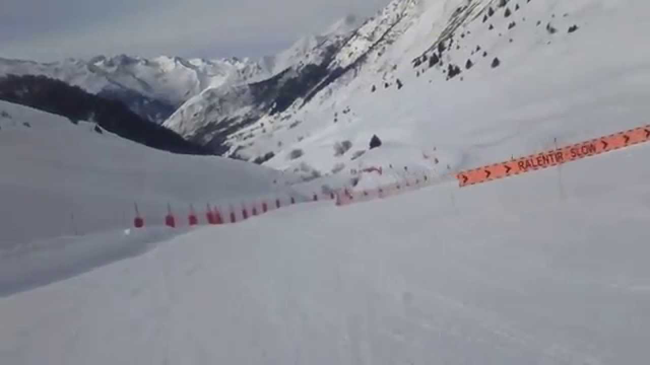 Descente sur Baréges depuis le Tourmalet