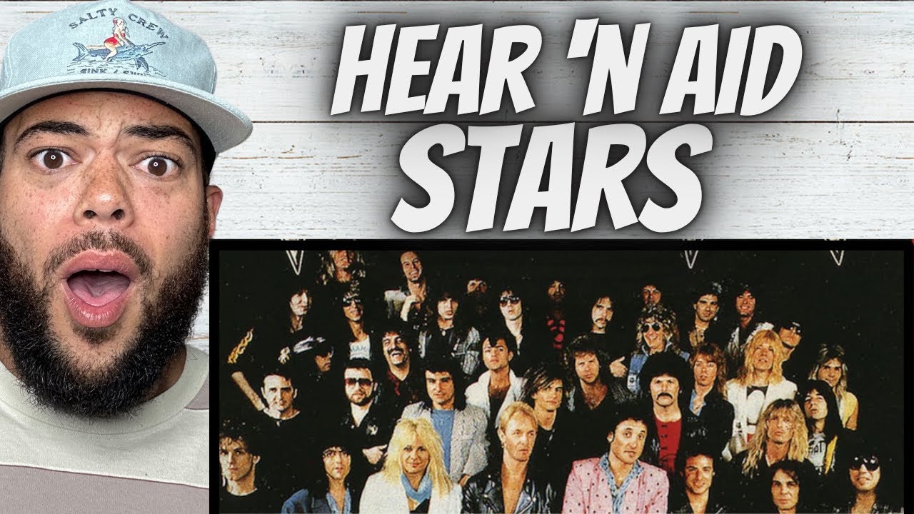 40 ROCK LEGENDS!| FIRST TIME HEARING Hear N' Aid  - Stars REACTION