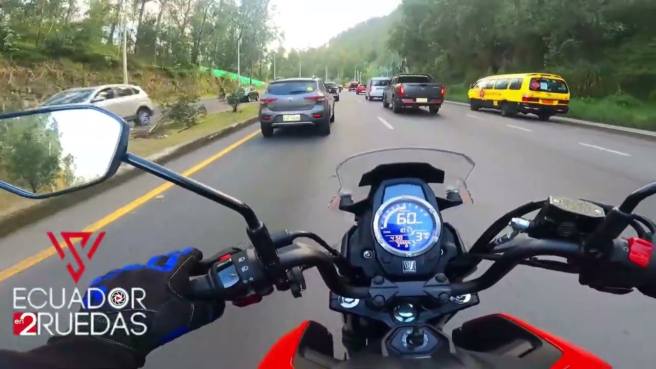 Prueba de manejo en subida Baby V strom 160 Haojue Dl160