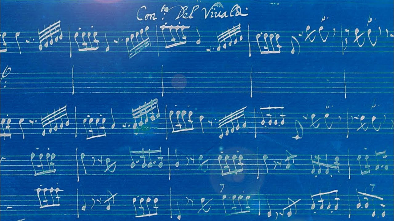 VIVALDI | Violin Concerto RV 190 in C major | Original manuscript