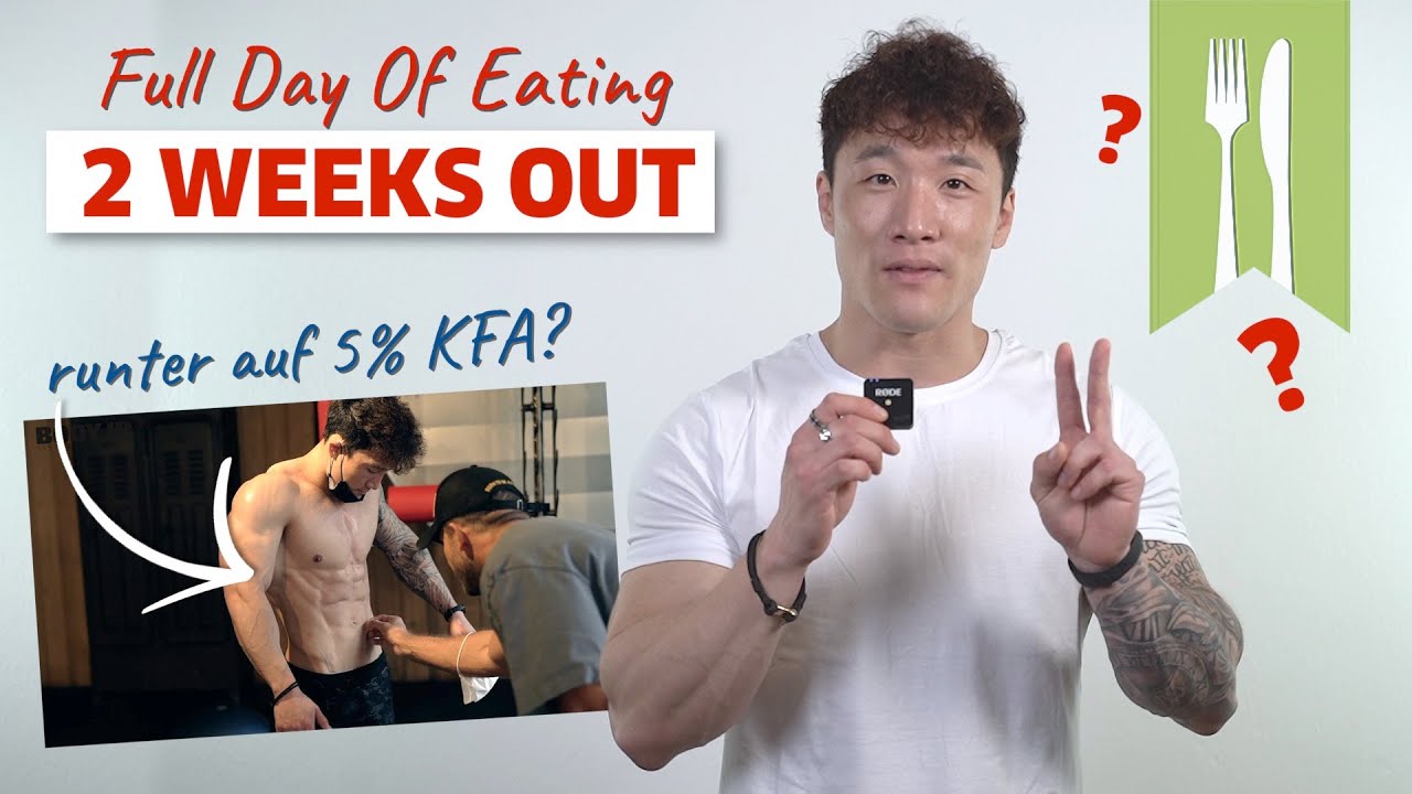 Meine Wettkampfdiät - Full Day Of Eating | 2 Weeks Out