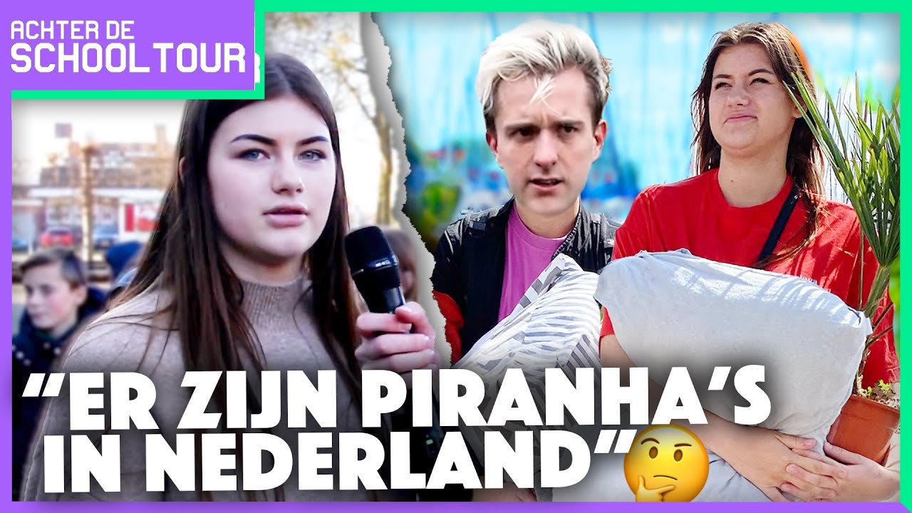 24 UUR met PALMBOOM MEISJE MAYBEL... 😅🌴 | ACHTER DE SCHOOLTOUR #1
