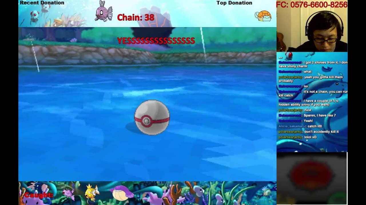 Pokemon Alpha Sapphire ORAS - Shiny Feebas! (Chain fishing)